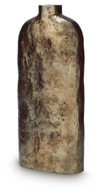 Ashley Wallmond Antique Brass Finish Vase