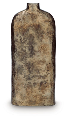 Ashley Wallmond Antique Brass Finish Vase