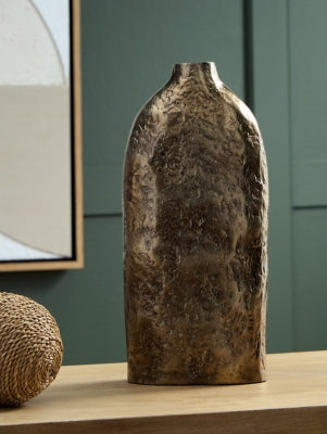 Ashley Wallmond Antique Brass Finish Vase