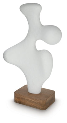 Ashley Lavarsen White Brown Sculpture