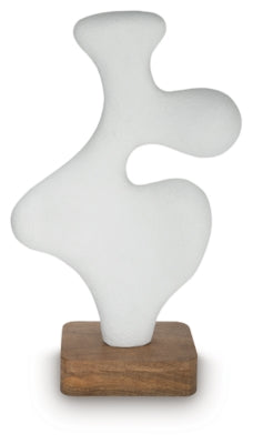 Ashley Lavarsen White Brown Sculpture