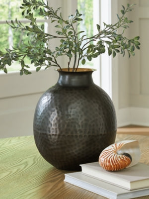 Ashley Woody Pewter Gold Finish Vase