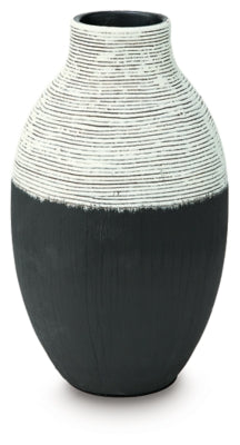 Ashley Girtha Antique White Black Vase