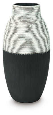 Ashley Girtha Antique White Black Vase