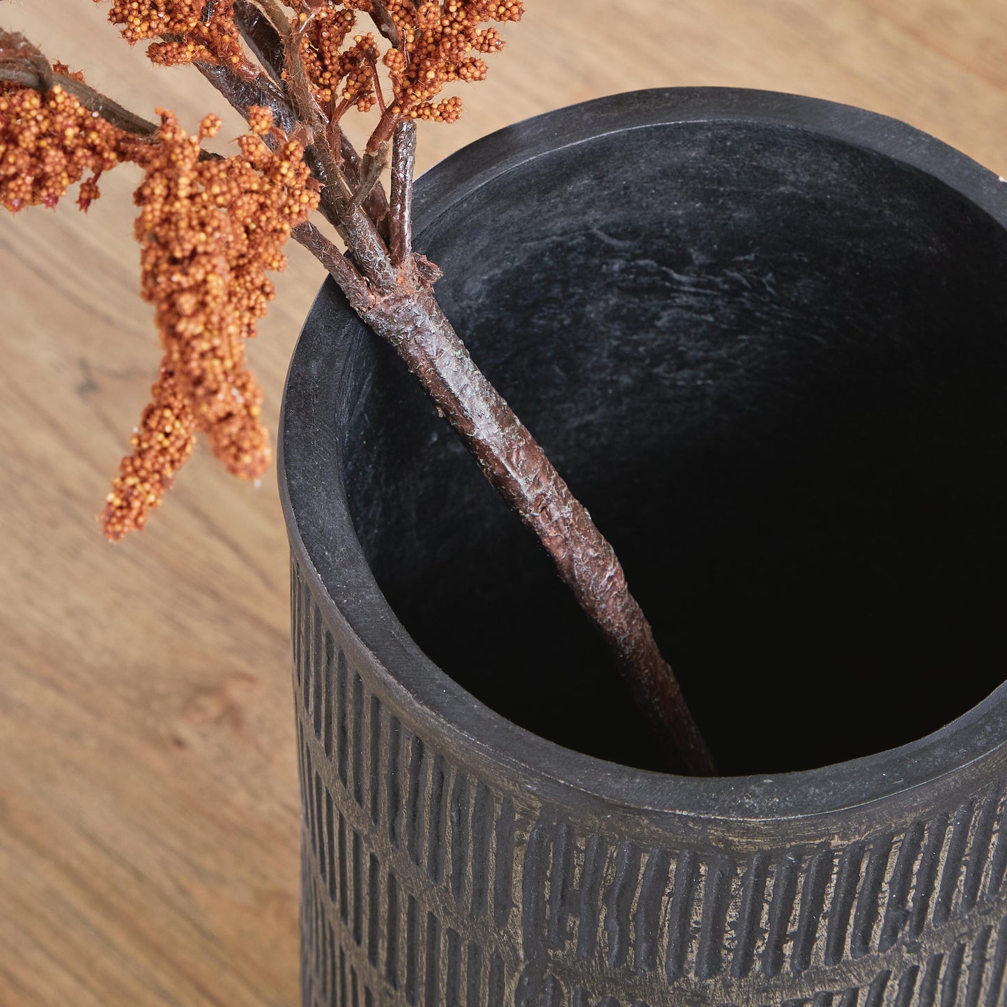 Ashley Beninworth Antique Black Vase