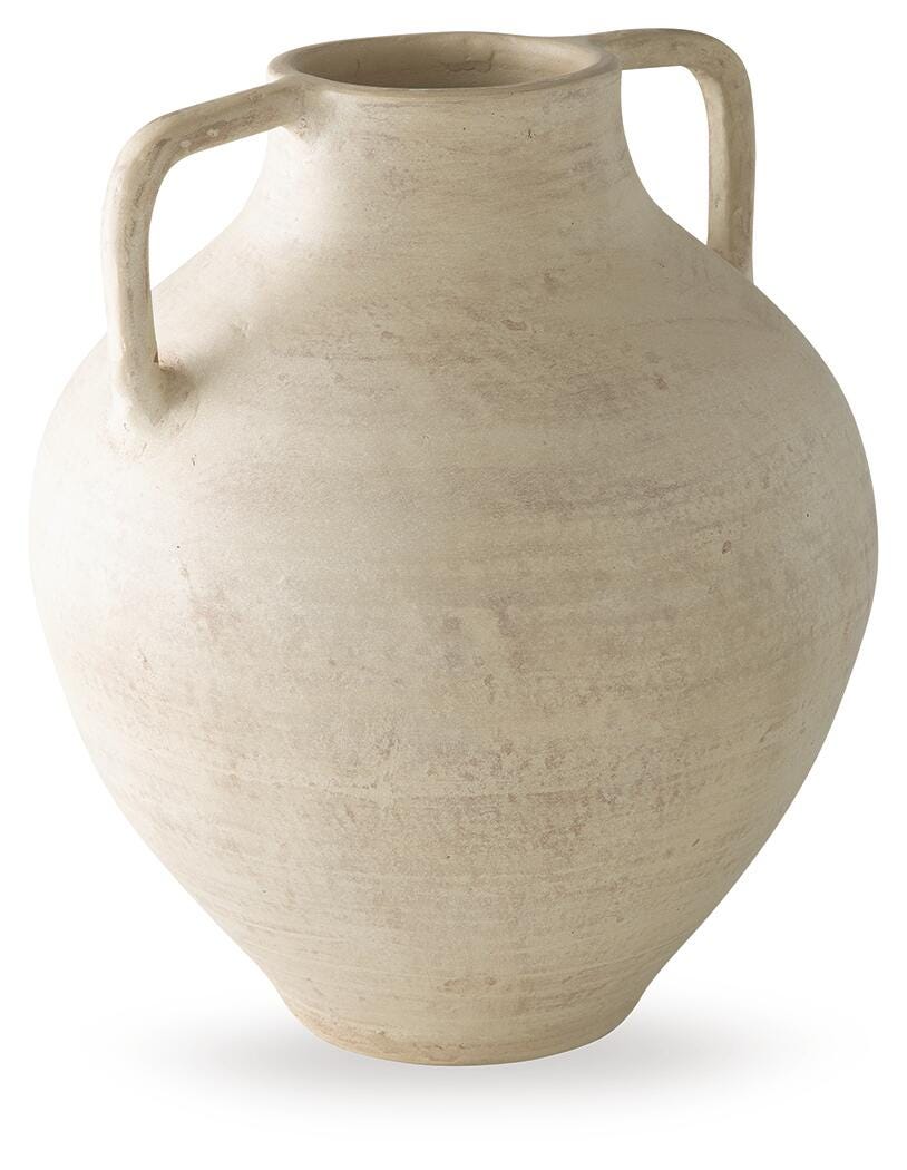 Ashley Justy Antique Beige Vase