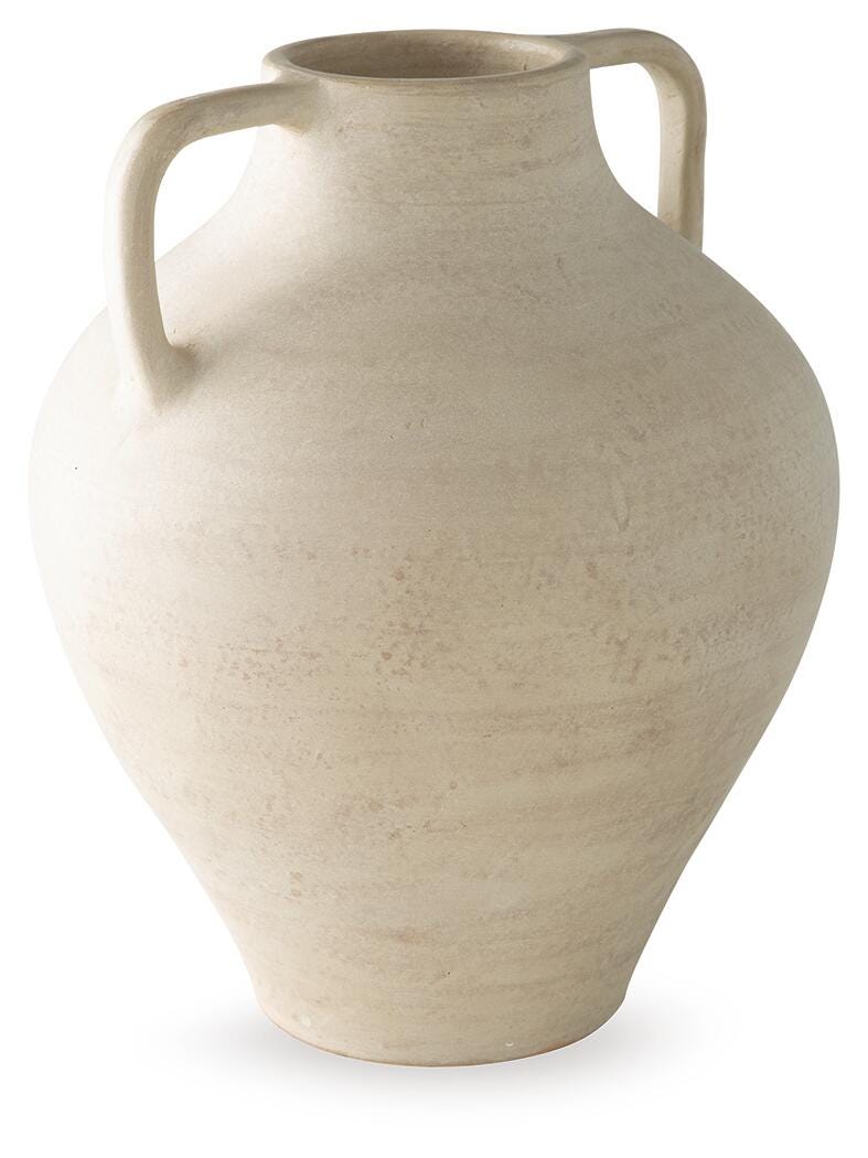 Ashley Justy Antique Beige Vase