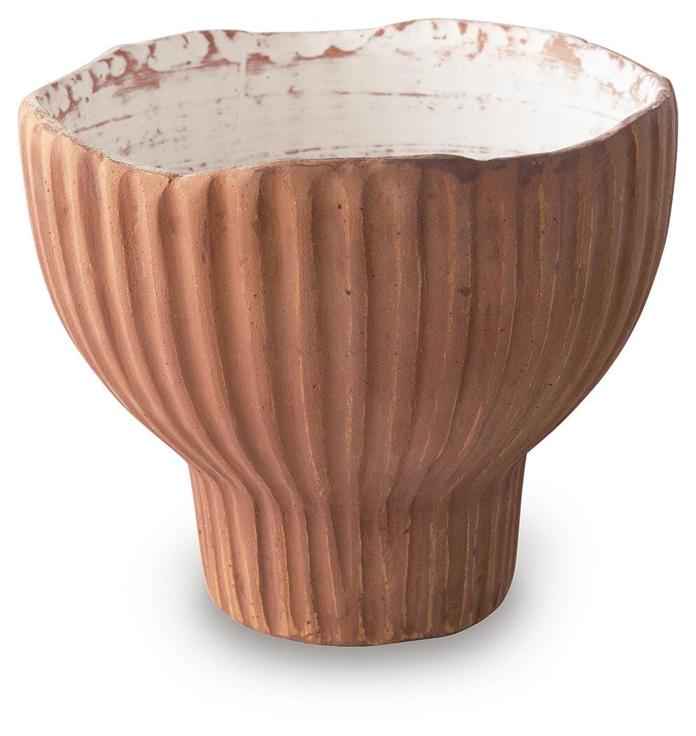 Ashley Orban Sienna White Vase