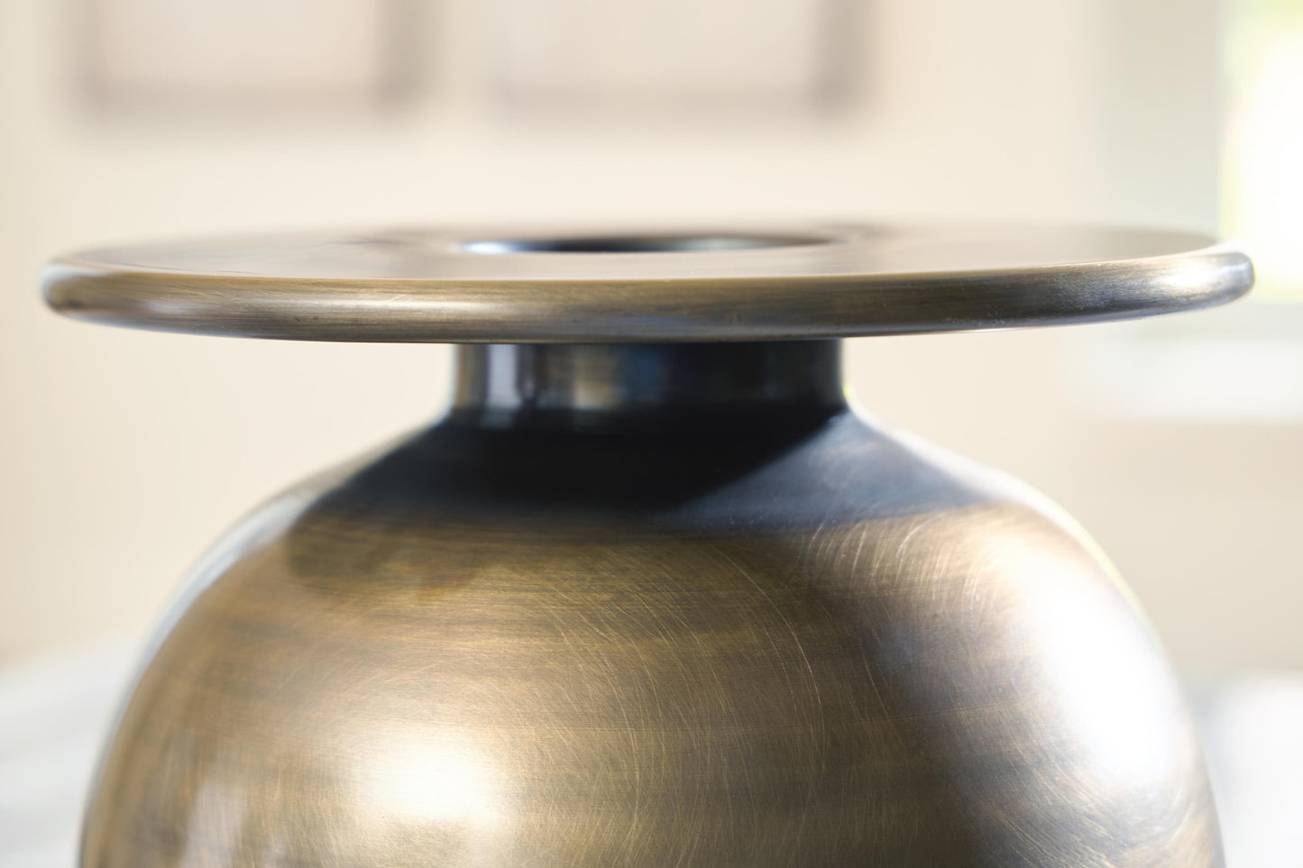 Ashley Fedorleigh Antique Brass Finish Vase