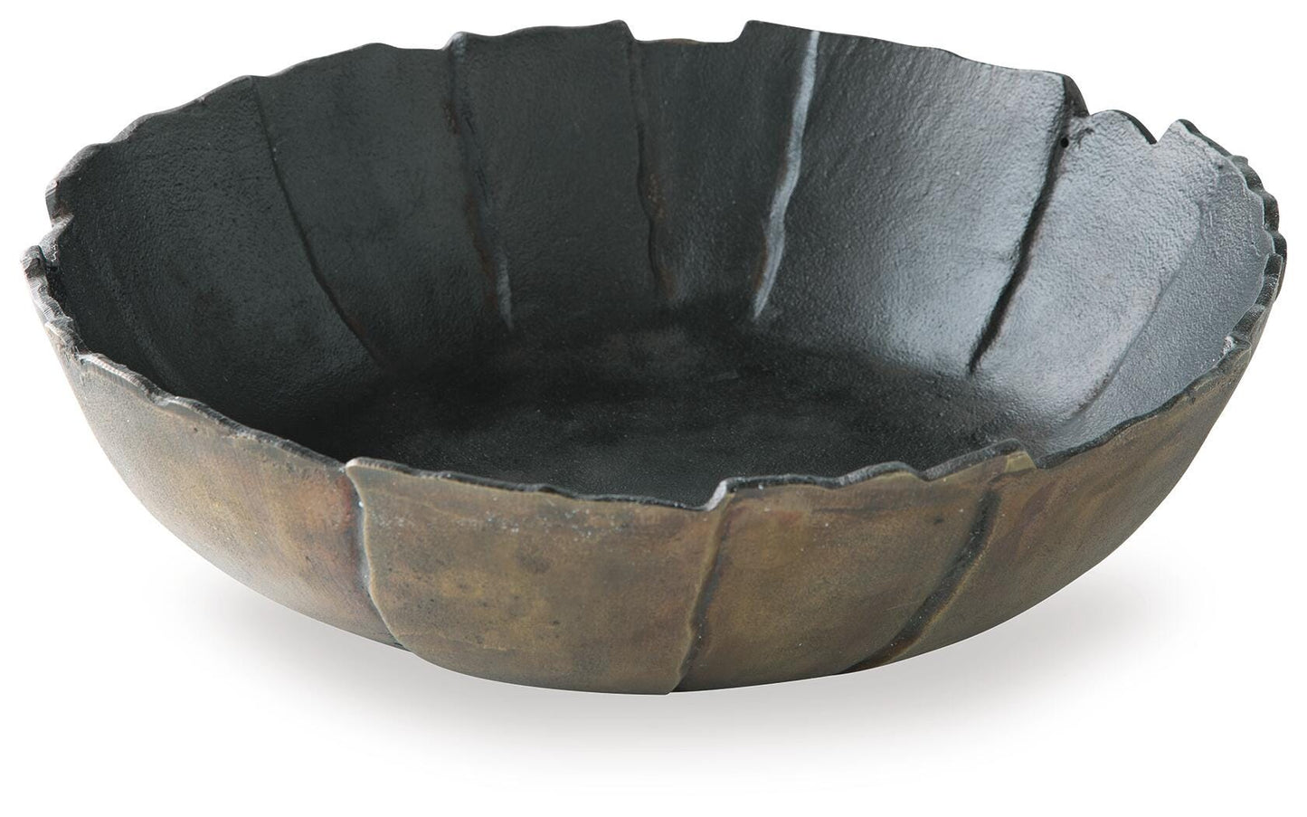 Ashley Aidman Black Antique Gold Finish Bowl