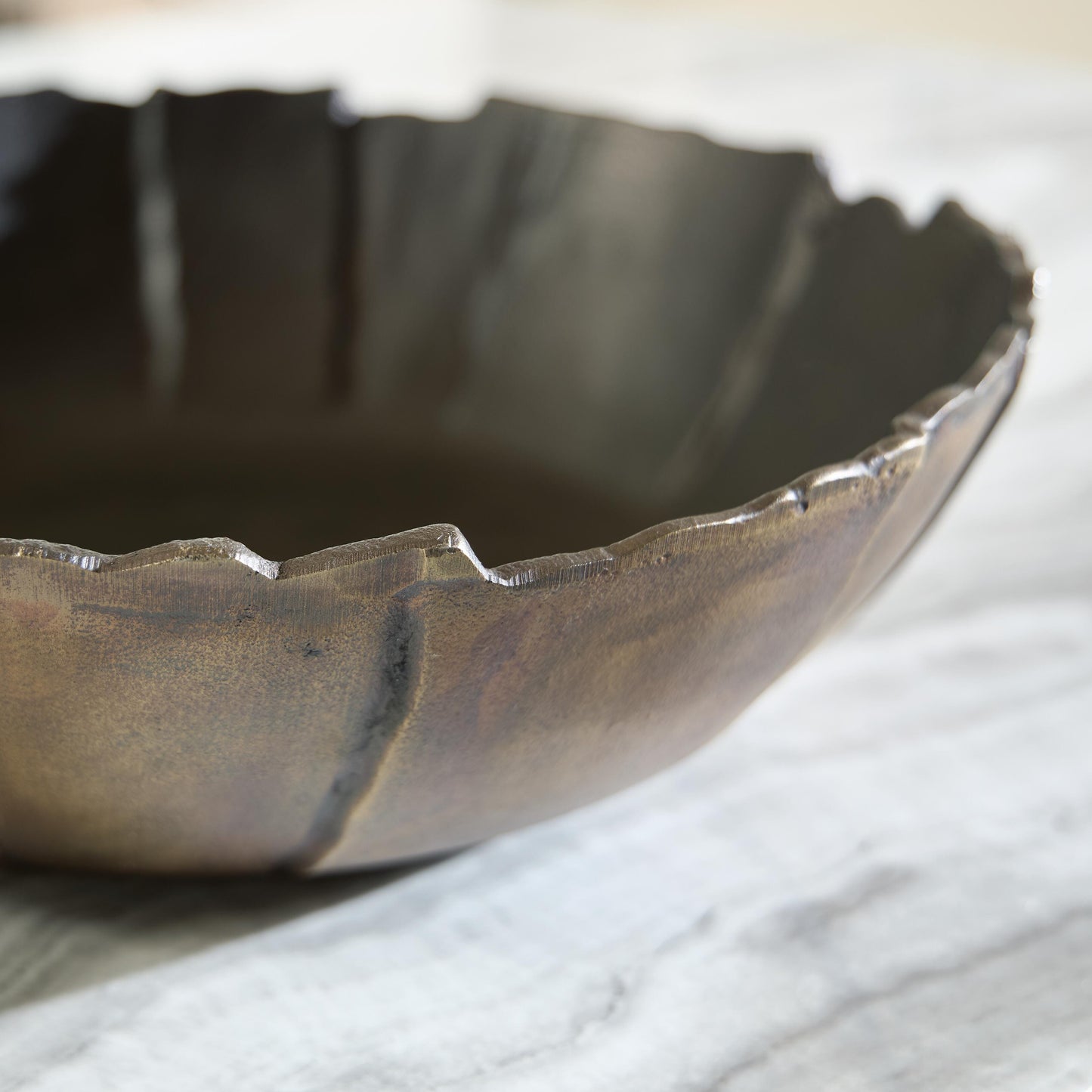 Ashley Aidman Black Antique Gold Finish Bowl