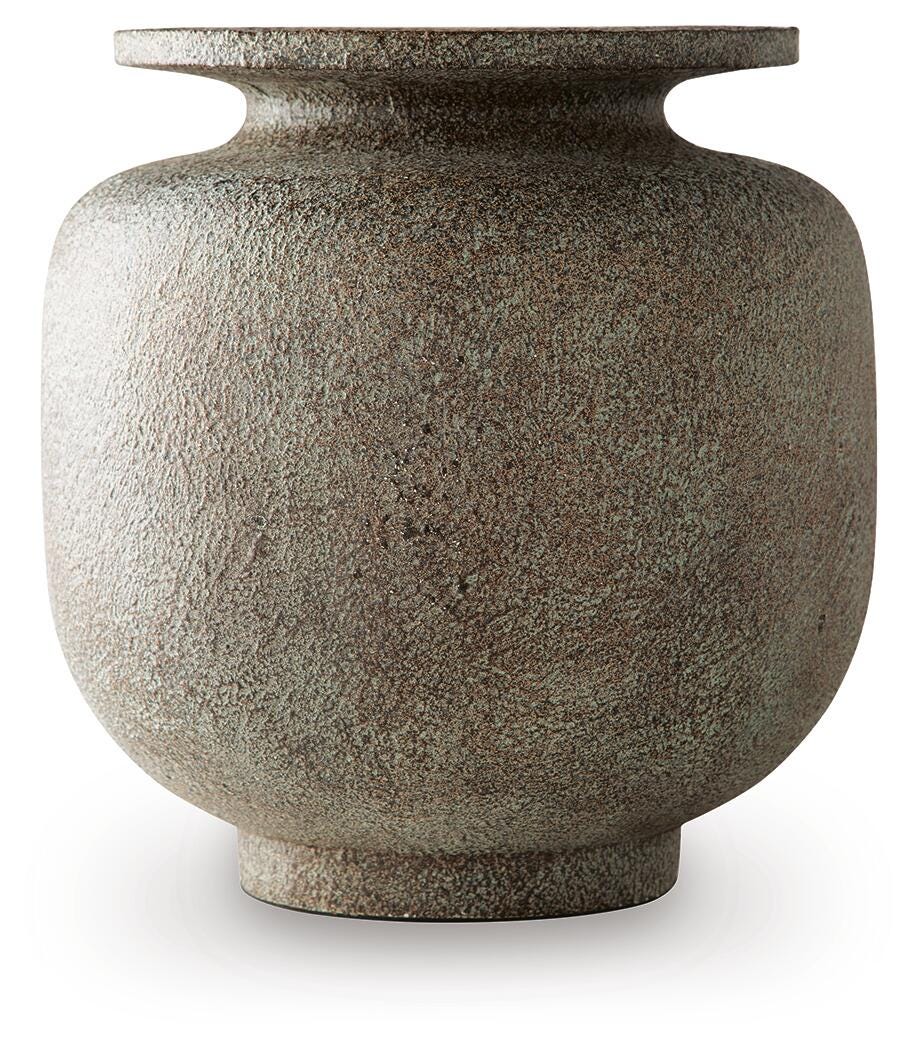 Ashley Jedwick Gray Brown Vase