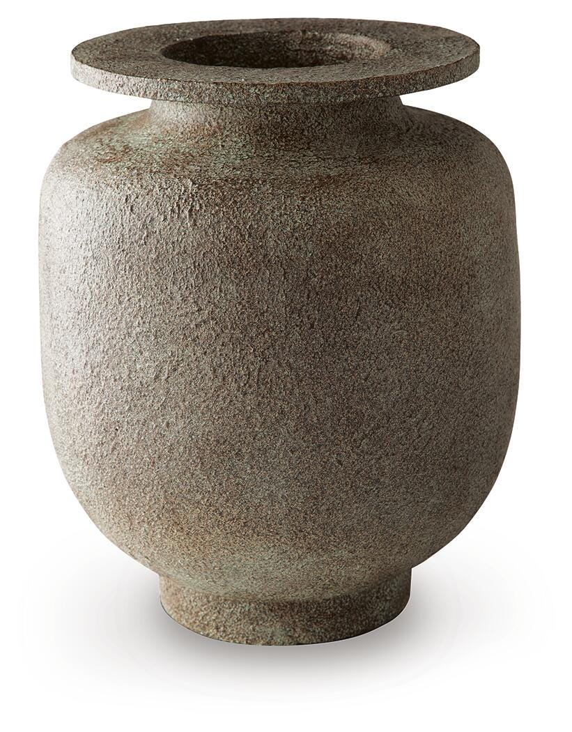 Ashley Jedwick Gray Brown Vase