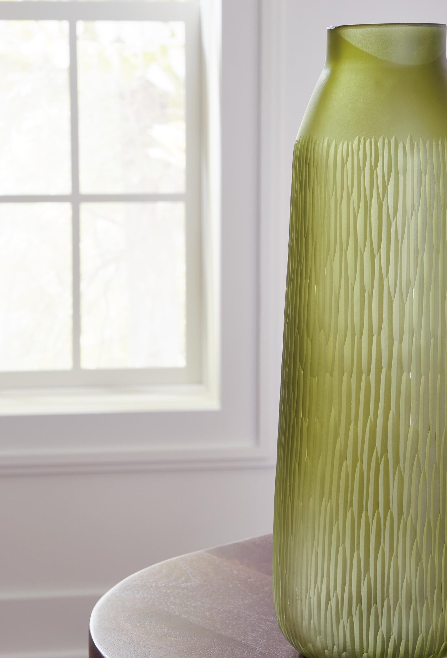 Ashley Scottyard Olive Green Vase