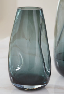 Ashley Beamund Teal Blue Vase