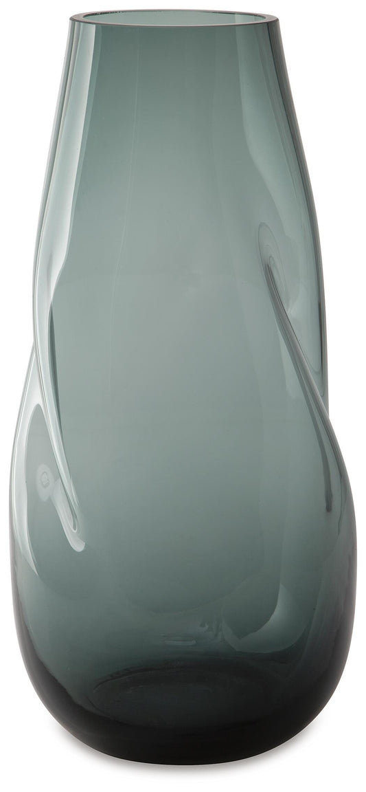 Ashley Beamund Teal Blue Vase
