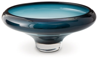 Ashley Vallborough Teal Blue Bowl