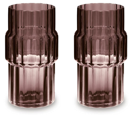 Ashley Dorlow Mauve Vase (Set of 2)