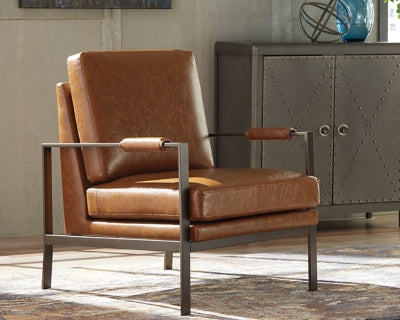 Ashley Peacemaker Brown Accent Chair