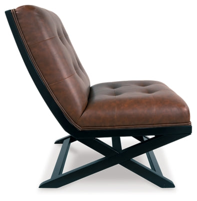 Ashley Sidewinder Brown Accent Chair