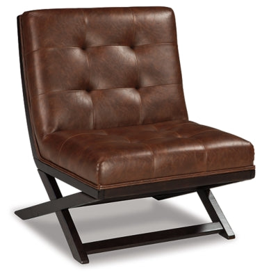 Ashley Sidewinder Brown Accent Chair