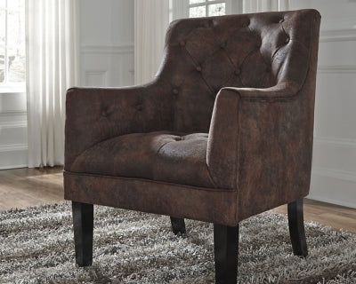 Ashley Drakelle Mahogany Accent Chair