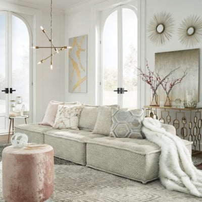 Ashley Bales Taupe 3-Piece Modular Seating