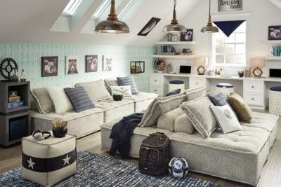 Ashley Bales Taupe Accent Chair