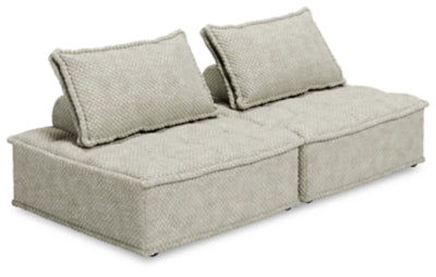 Ashley Bales Taupe 2-Piece Modular Seating