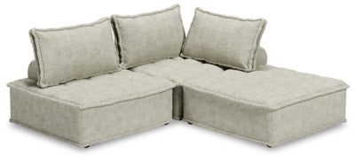 Ashley Bales Taupe 3-Piece Modular Seating