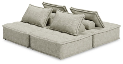 Ashley Bales Taupe 4-Piece Modular Seating
