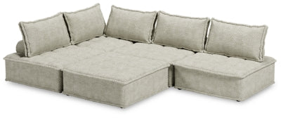 Ashley Bales Taupe 5-Piece Modular Seating