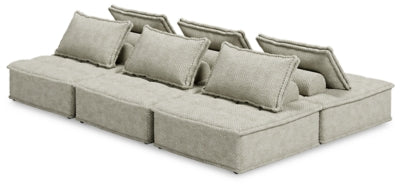 Ashley Bales Taupe 6-Piece Modular Seating