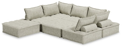 Ashley Bales Taupe 7-Piece Modular Seating