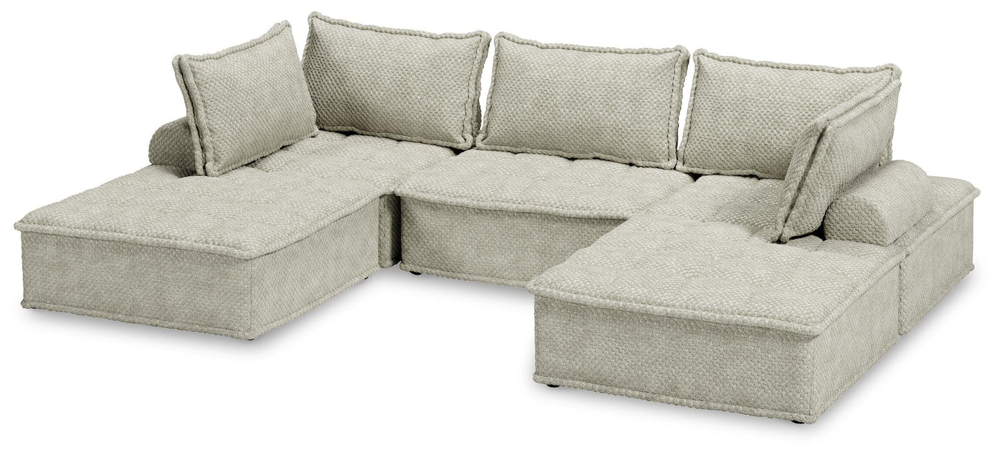 Ashley Bales Taupe 5-Piece Modular Seating