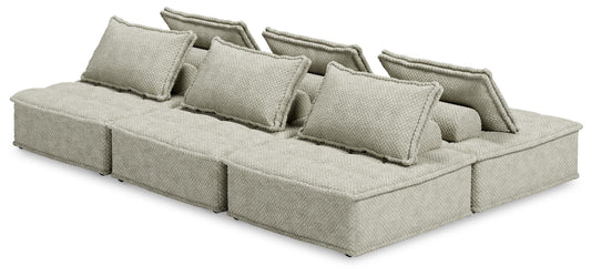 Ashley Bales Taupe 6-Piece Modular Seating