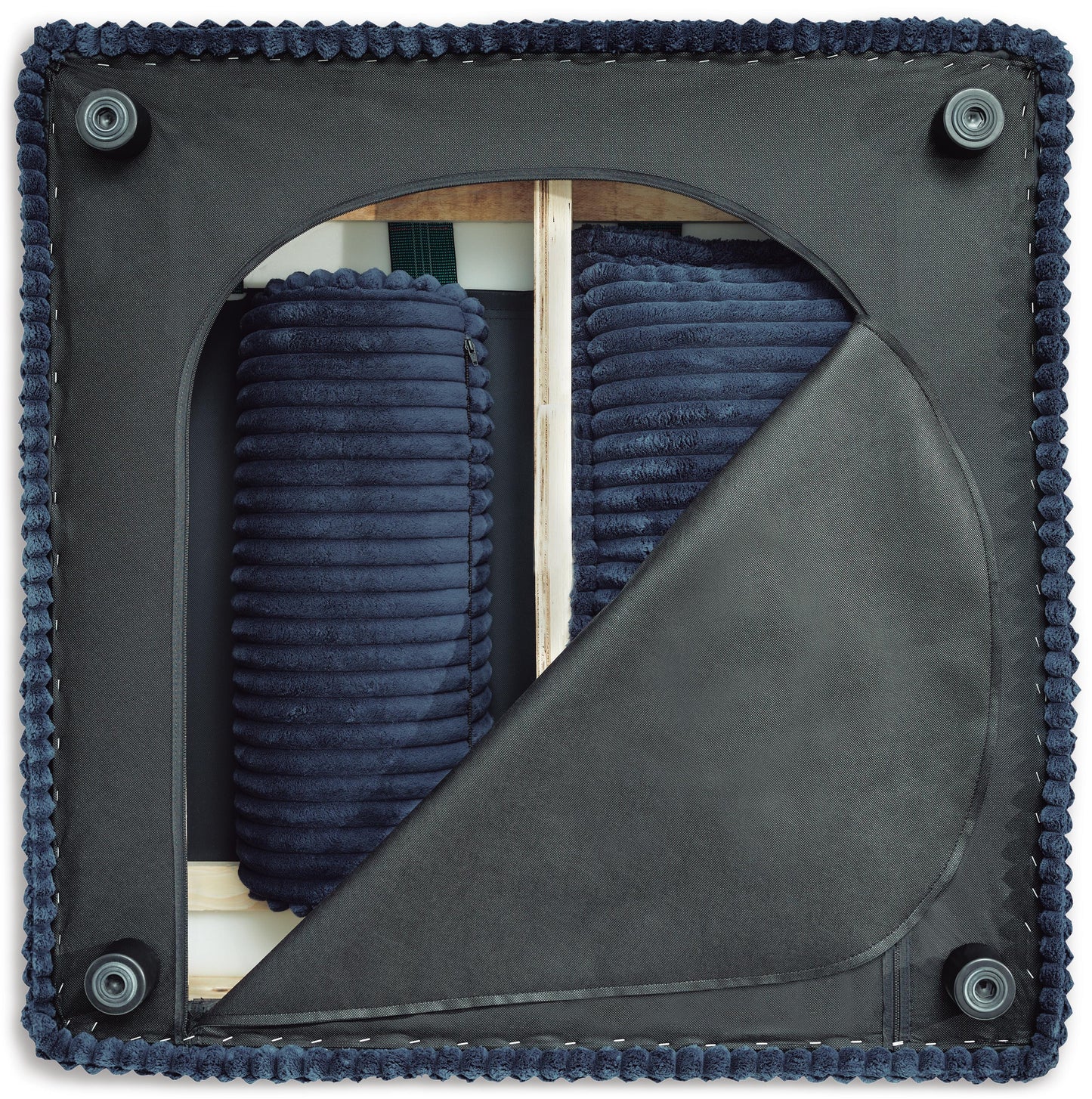 Ashley Bales Navy 3-Piece Modular Seating