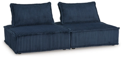 Ashley Bales Navy 2-Piece Modular Seating