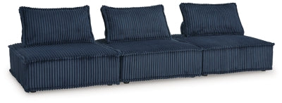 Ashley Bales Navy 3-Piece Modular Seating