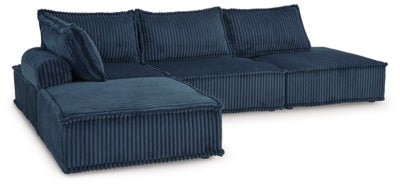 Ashley Bales Navy 4-Piece Modular Seating