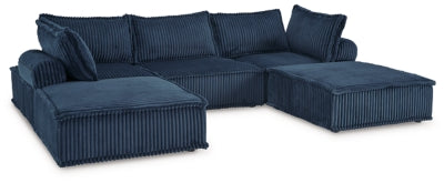 Ashley Bales Navy 5-Piece Modular Seating
