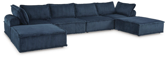 Ashley Bales Navy 6-Piece Modular Seating
