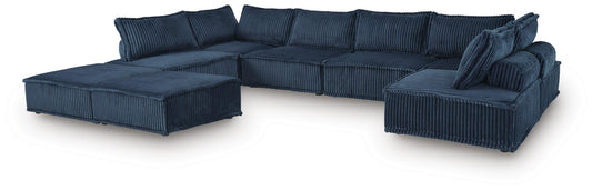 Ashley Bales Navy 8-Piece Modular Seating