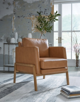 Ashley Numund Caramel Accent Chair