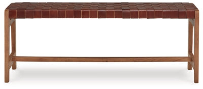 Ashley Lemmund Natural Brown Accent Bench