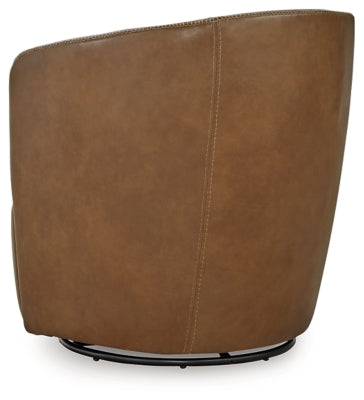 Ashley Kierreys Caramel Swivel Accent Chair