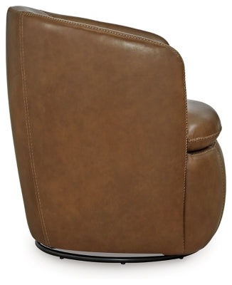 Ashley Kierreys Caramel Swivel Accent Chair