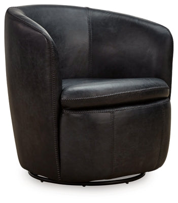 Ashley Kierreys Midnight Swivel Accent Chair