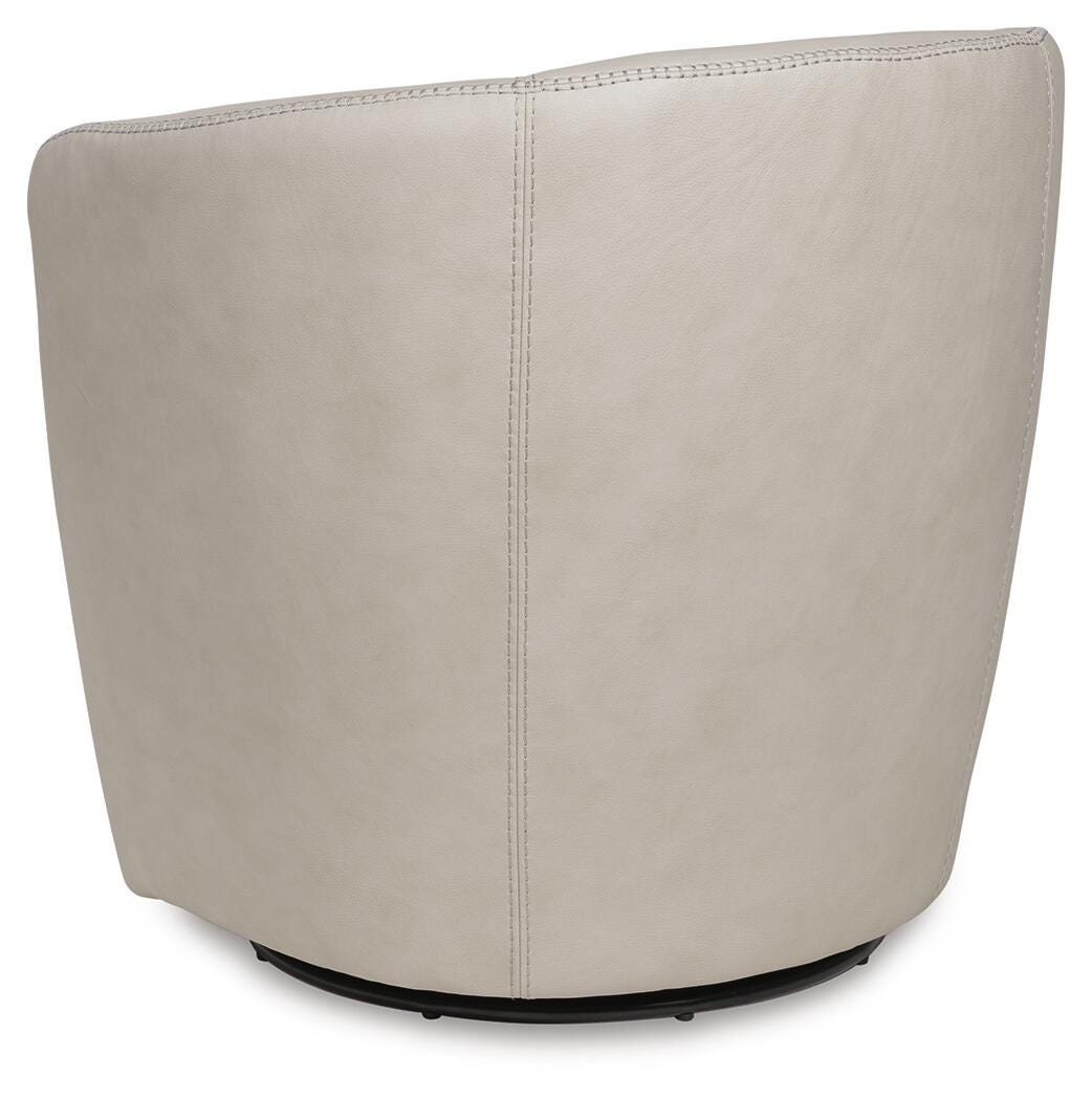 Ashley Kierreys Bone Swivel Accent Chair