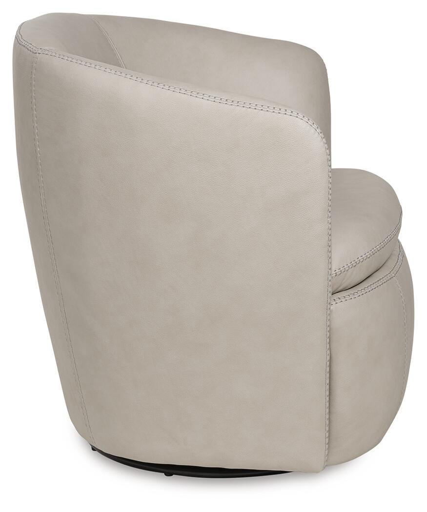 Ashley Kierreys Bone Swivel Accent Chair